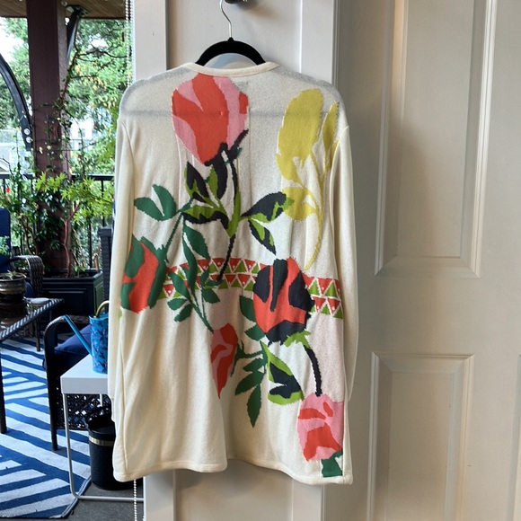 Long floral sweater - Picture 5 of 5